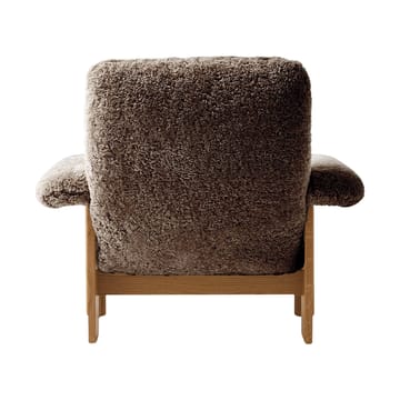 Fauteuil Brasilia - Natural oak-Sahara sheepskin curly - Audo Copenhagen