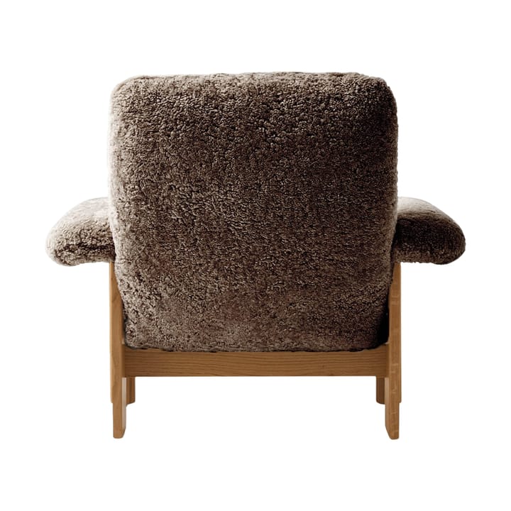 Fauteuil Brasilia, Natural oak-Sahara sheepskin curly Audo Copenhagen