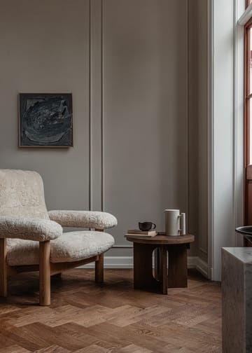 Fauteuil Brasilia - Natural oak-Sahara sheepskin curly - Audo Copenhagen