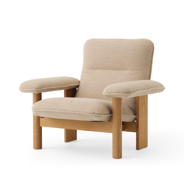 Fauteuil Brasilia - Oiled oak-Bouclé 02 beige - Audo Copenhagen