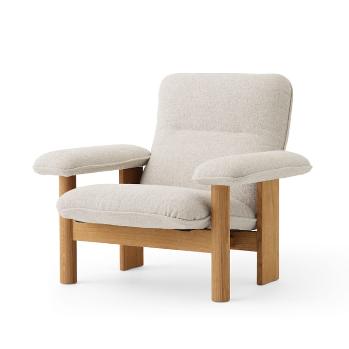 Fauteuil Brasilia - Oiled oak-Moss 011 grey - Audo Copenhagen