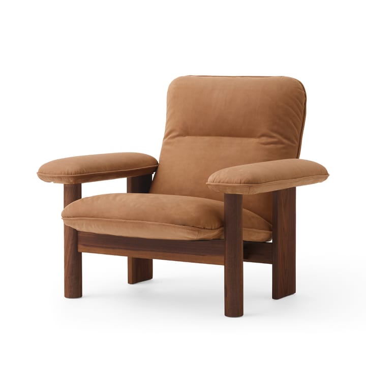 Fauteuil Brasilia - Walnut-Dunes camel leather 21004 - Audo Copenhagen