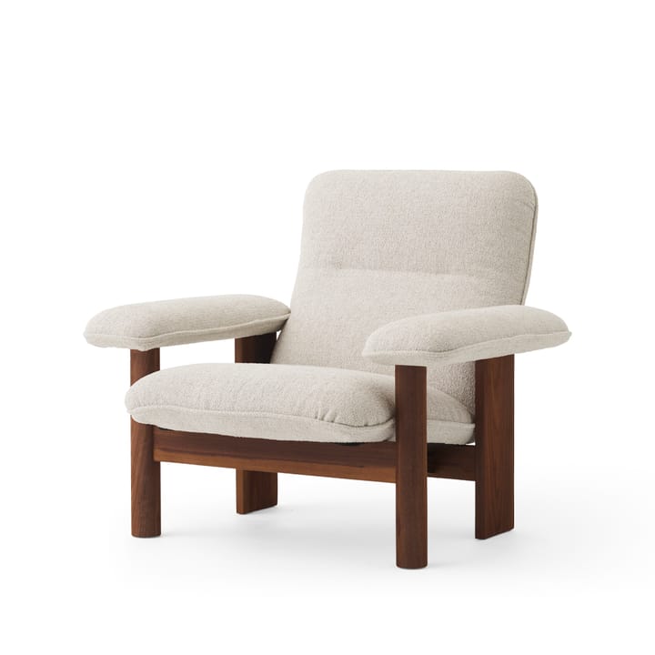 Fauteuil Brasilia - Walnut-Moss 011 grey - Audo Copenhagen