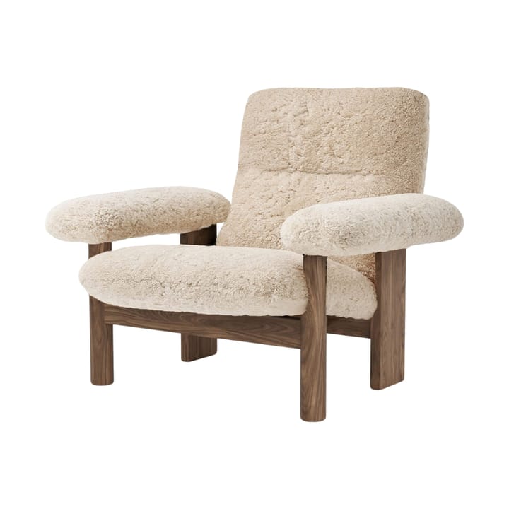 Fauteuil Brasilia - Walnut-Nature sheepskin curly - Audo Copenhagen