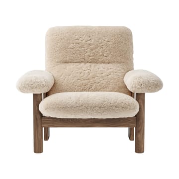 Fauteuil Brasilia - Walnut-Nature sheepskin curly - Audo Copenhagen