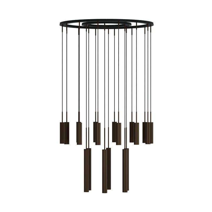 Lampe chandelier Tubulaire 20 - Anodized bronzed - Audo Copenhagen