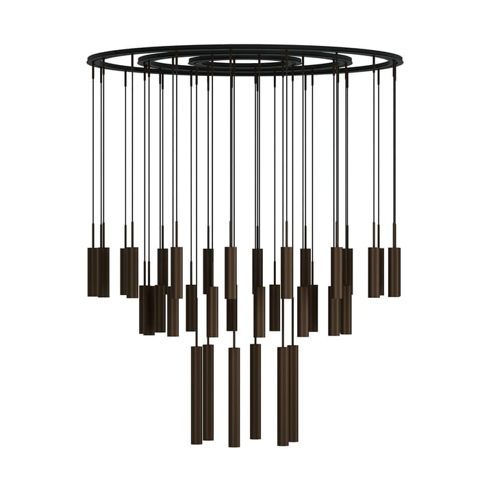 Lampe chandelier Tubulaire 38 - Anodized bronzed - Audo Copenhagen