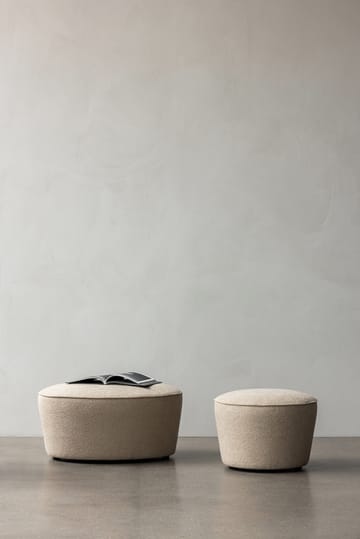 Pouf oval Cairn - Bouclé 02 - Audo Copenhagen