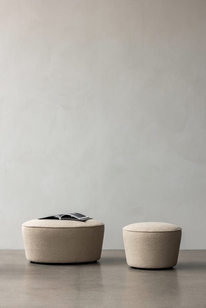 Pouf oval Cairn, Bouclé 02 Audo Copenhagen