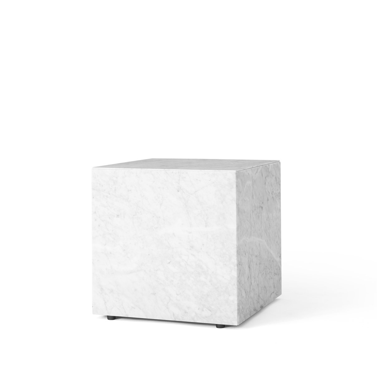 Audo Copenhagen Table basse Plinth white, cube