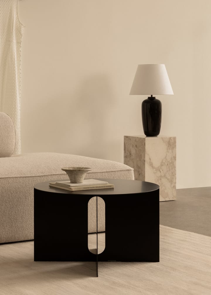 Table d'appoint Androgyne Ø63 cm, Black Audo Copenhagen