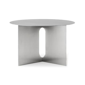 Table d'appoint Androgyne Ø63 cm - Brushed steel - Audo Copenhagen