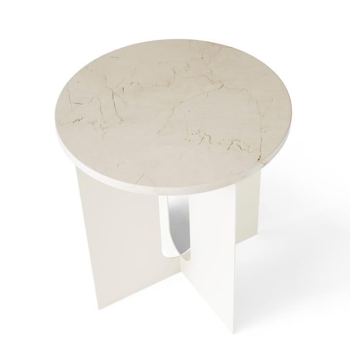 Table d'appoint Androgyne, plateau de table Ø42 cm - ivoire - Audo Copenhagen