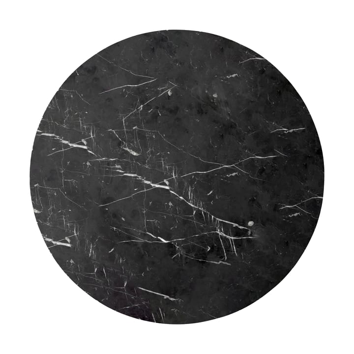 Table d'appoint Androgyne plateau de table Ø65 cm - Nero Marquina - Audo Copenhagen