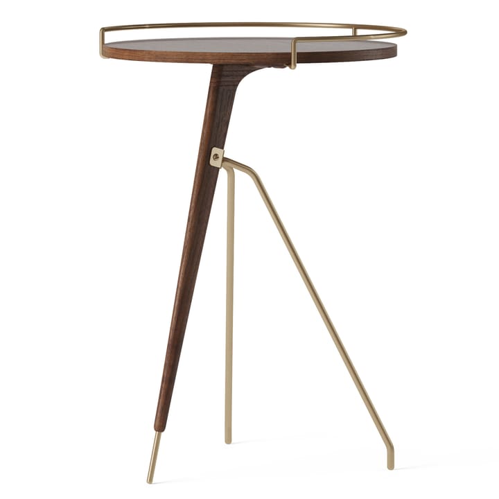 Table d’appoint Umanoff noyer et laiton poli, 60 cm Audo Copenhagen