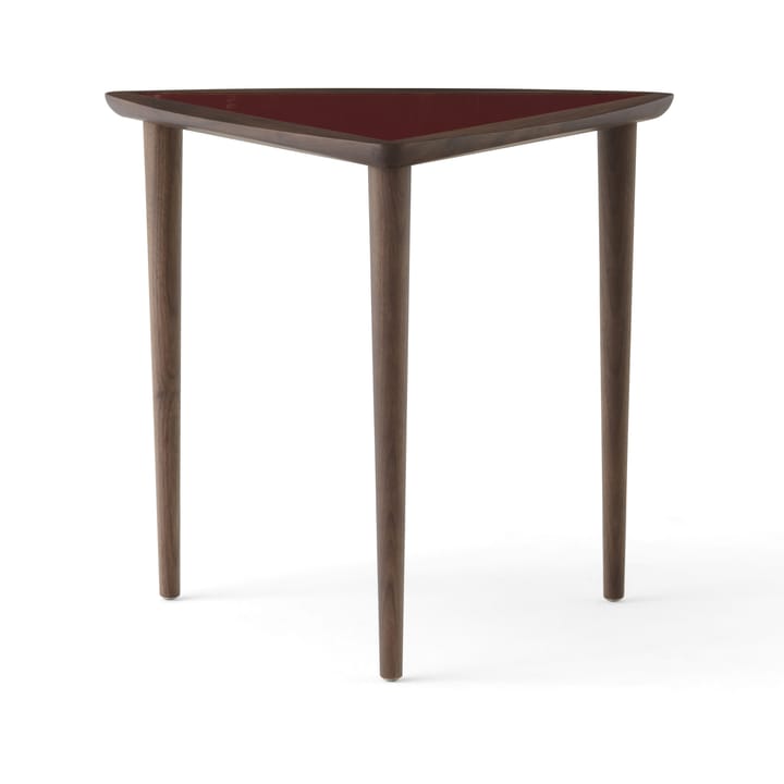 Umanoff nesting side table, Walnut-burgundy Audo Copenhagen