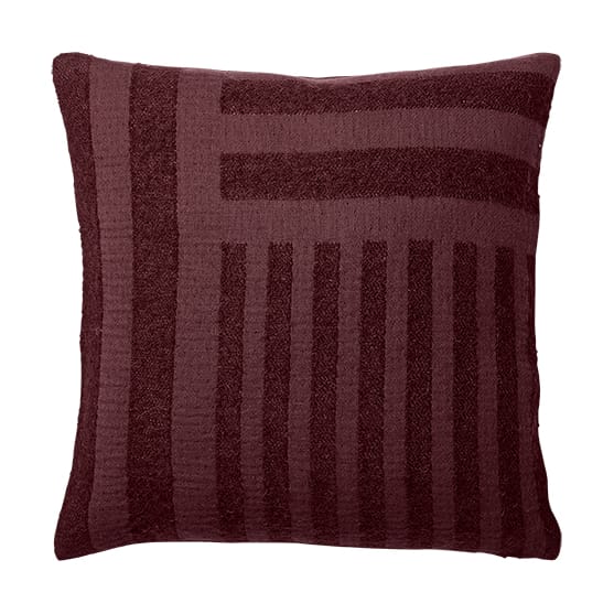 Coussin Contra 40x40 cm - Bordeaux - AYTM