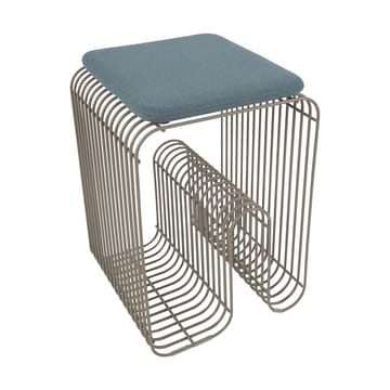 Coussin Curva pour tabouret Curva 27x32,5 cm - Bleu Poussiéreux - AYTM