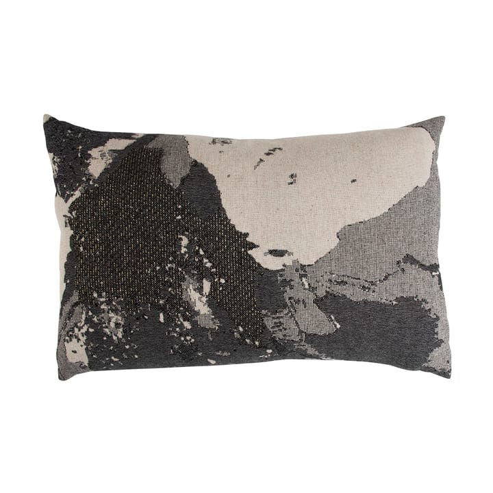 Coussin Floreo 40x60 cm - Noir-beige - AYTM