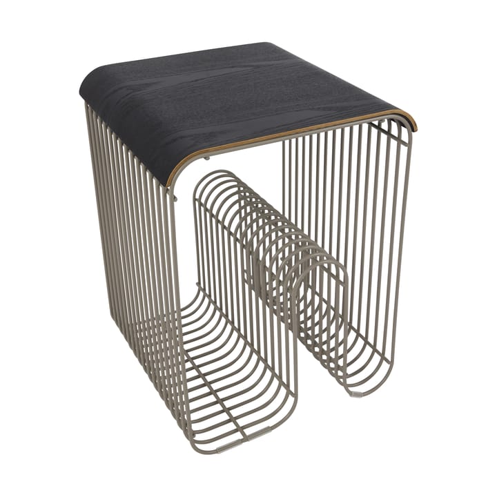 Plateau/couvercle Curva pour tabouret Curva 33 cm, Noir AYTM