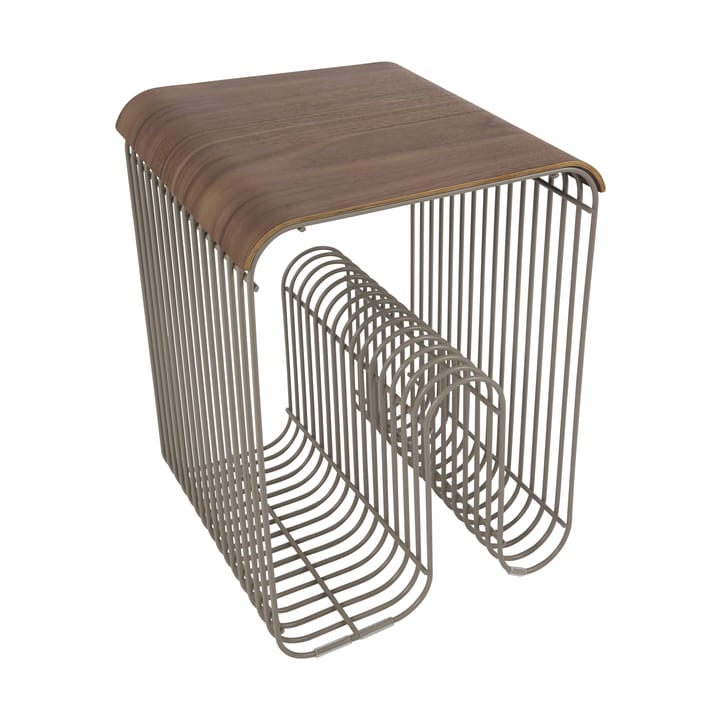 Plateau/couvercle Curva pour tabouret Curva 33 cm, Noyer AYTM