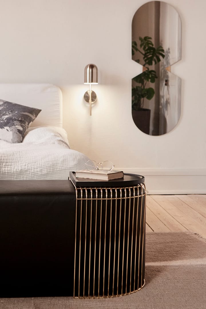 Pouf Sessio 45x110 cm, Noir AYTM