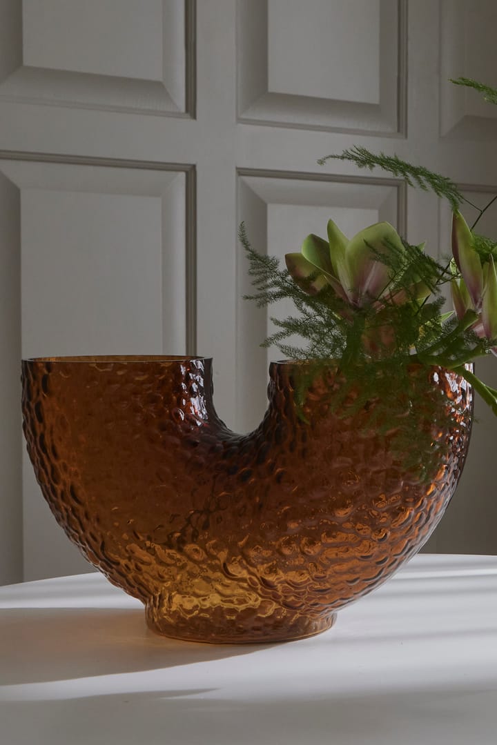 Vase Arura bas, Amber AYTM