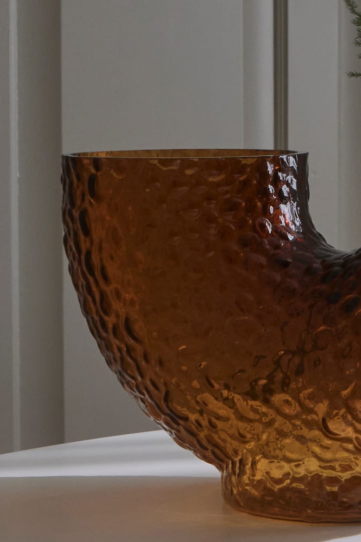 Vase Arura bas, Amber AYTM