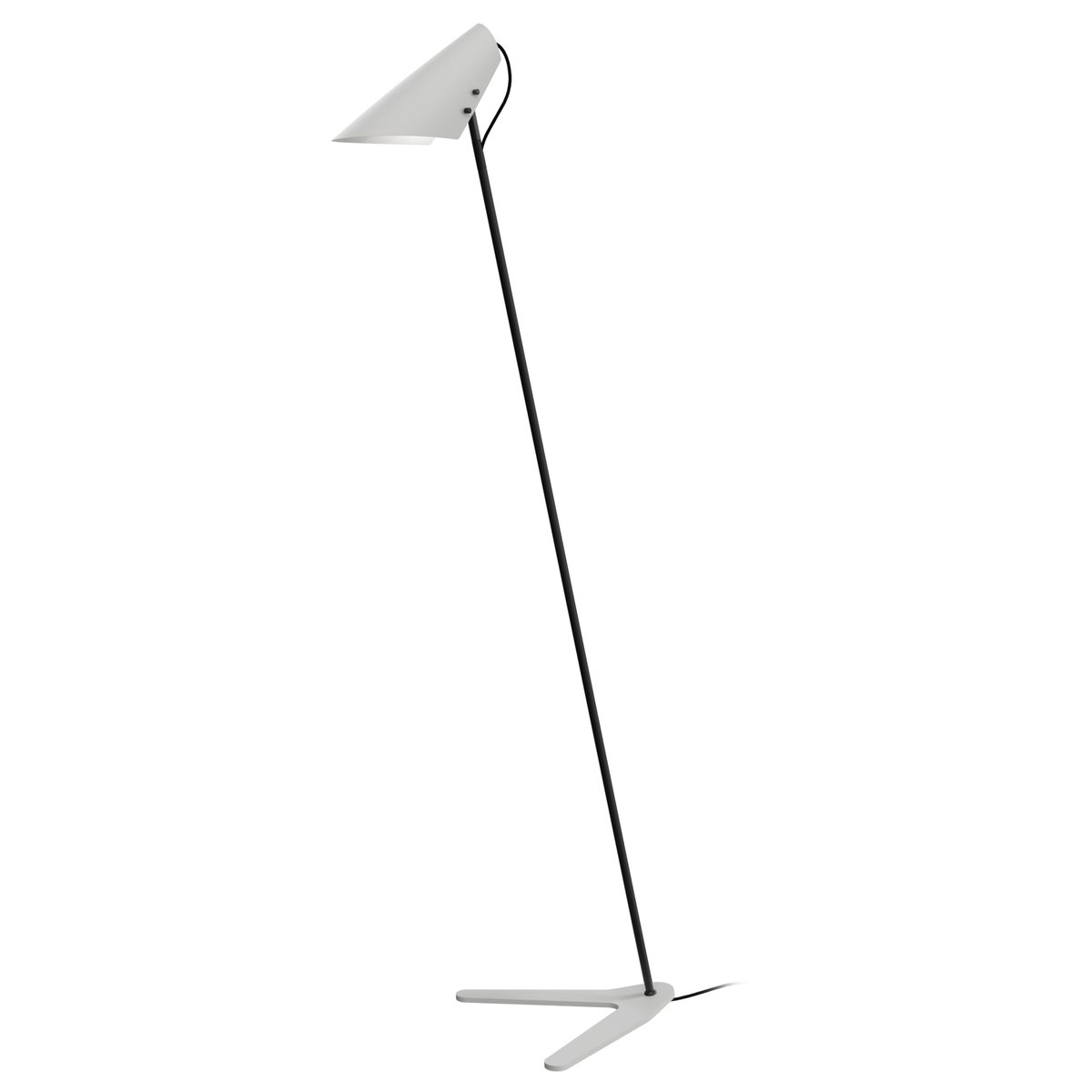 Belid Lampe sur pied Vincent Blanc-noir