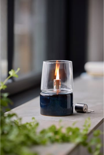 Lampe à huile Bitz Gastro Ø8,5x14 cm - Bleu - Bitz