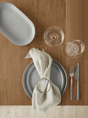 Assiette de service profonde S Sablo 17x29 cm - Nuage - blomus