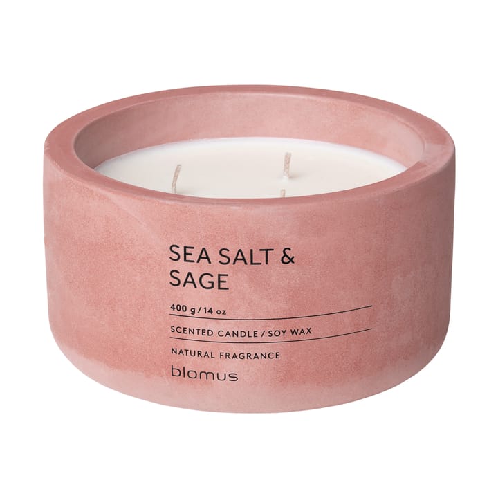 Bougie parfumée Fraga 25 heures - Sea salt & Sage-Withered Rose - Blomus