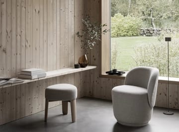 Fauteuil Kuon avec fonction pivotante - Socia désert - blomus