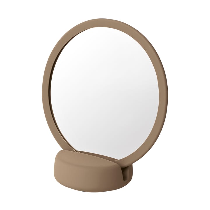 Miroir Sono Vanity en céramique Ø17 cm, Beige blomus