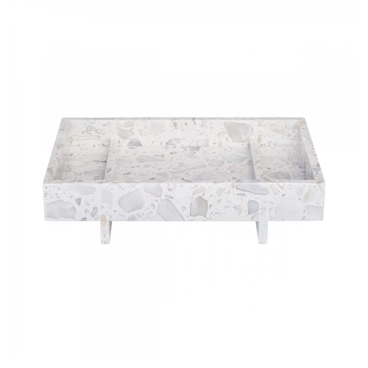 Plateau marbre Abento 18x30 cm - Nimbus cloud - blomus