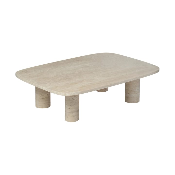 Table basse Volos L 100x70 cm, Travertine blomus