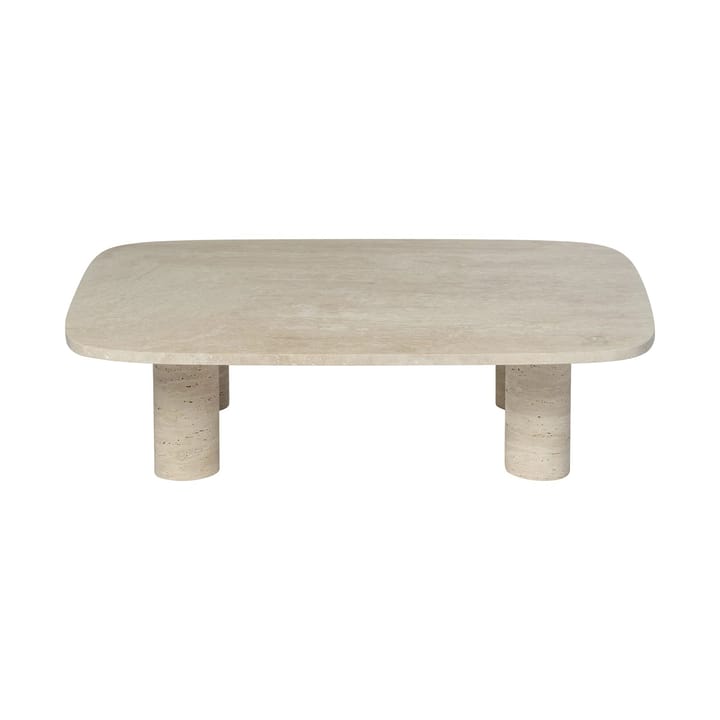 Table basse Volos L 100x70 cm, Travertine blomus