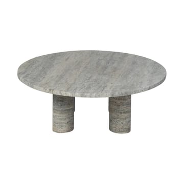 Table basse Volos L Ø75 cm - Silver Travertine - blomus