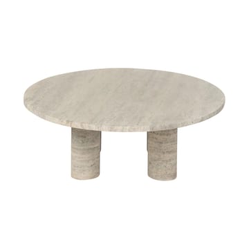 Table basse Volos L Ø75 cm - Travertine - blomus