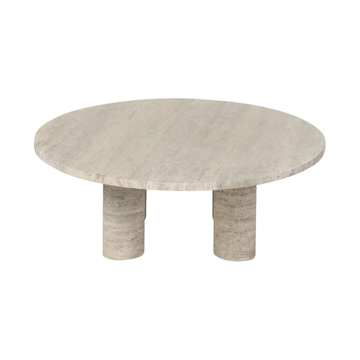 Table basse Volos L Ø75 cm, Travertine blomus