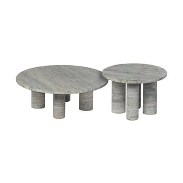 Table d'appoint Volos S Ø52 cm - Silver Travertine - blomus