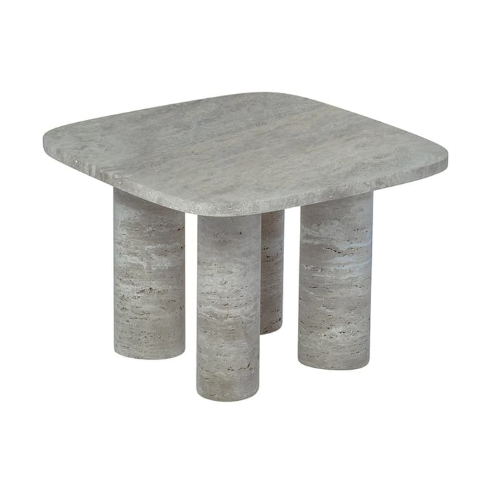 Table d'appoint Volos S 52x52 cm - Silver Travertine - Blomus