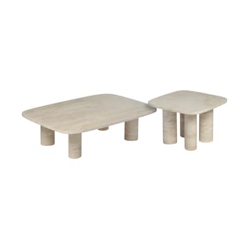 Table d'appoint Volos S 52x52 cm - Travertine - blomus