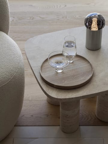 Table d'appoint Volos S 52x52 cm - Travertine - blomus