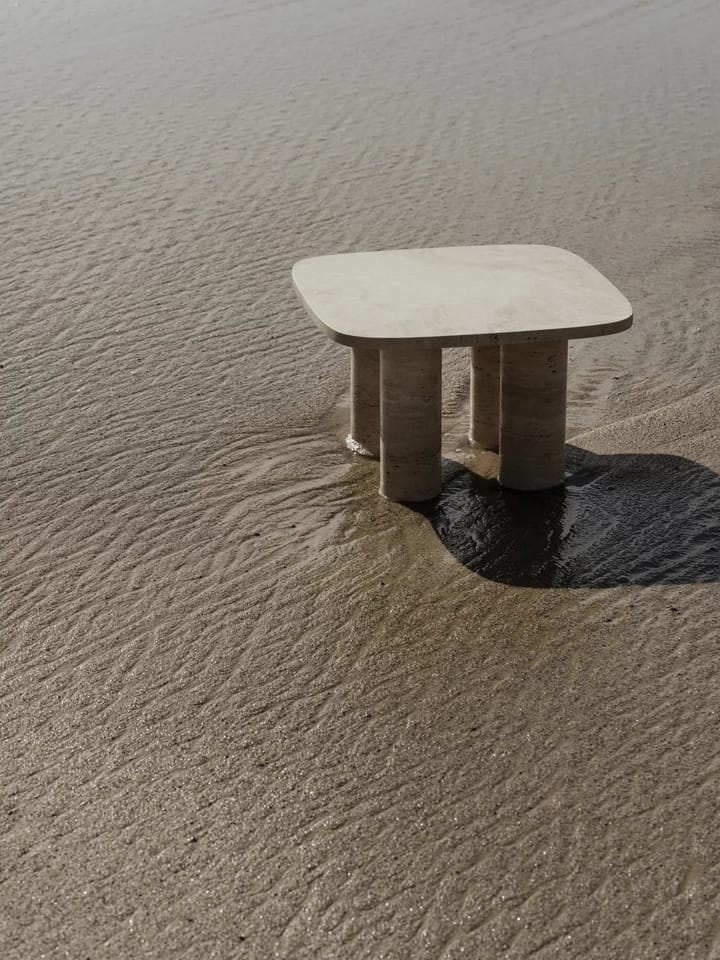 Table d'appoint Volos S 52x52 cm, Travertine blomus