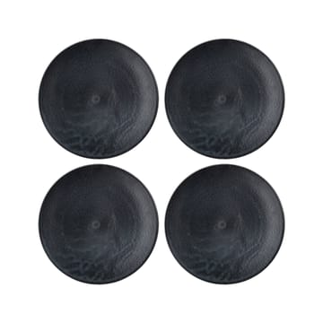 Assiette Yoko 27,5 cm Lot de 4 - Noir - Bloomingville