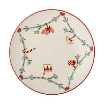 Assiette Yule Ø25,5 cm lot de 3 - Blanc - Bloomingville