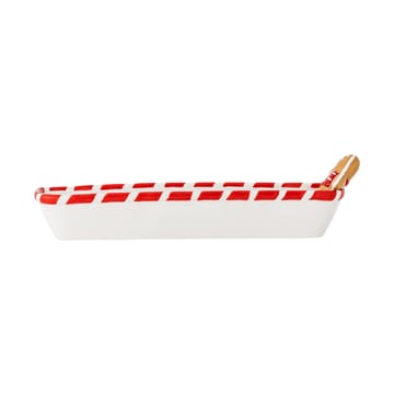 Bol de service Ginnie 36,5x12,5 cm - Blanc-brun - Bloomingville