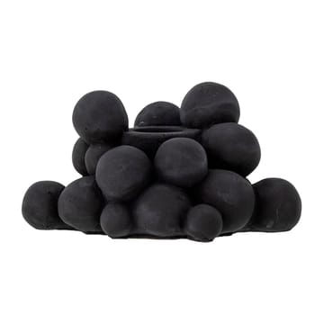 Bougeoir Betial 12x9x6 cm - Ciment noir - Bloomingville