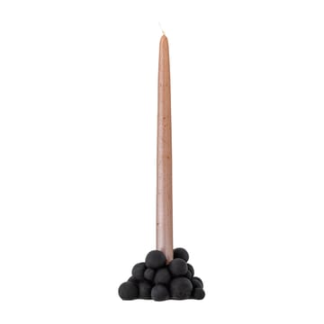 Bougeoir Betial 12x9x6 cm - Ciment noir - Bloomingville